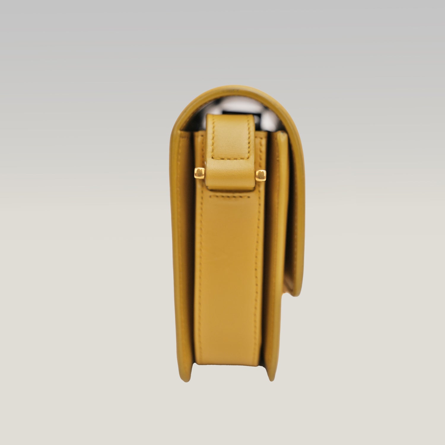 Saint Laurent Sunset Medium in Yellow Leather – YSL Shoulder Bag 