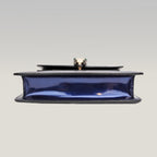 Bvlgari Serpenti in vernice blu con chiusura Snake Head