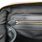 Miu Miu Beau borsa in pelle nera e bianca con manici doppi