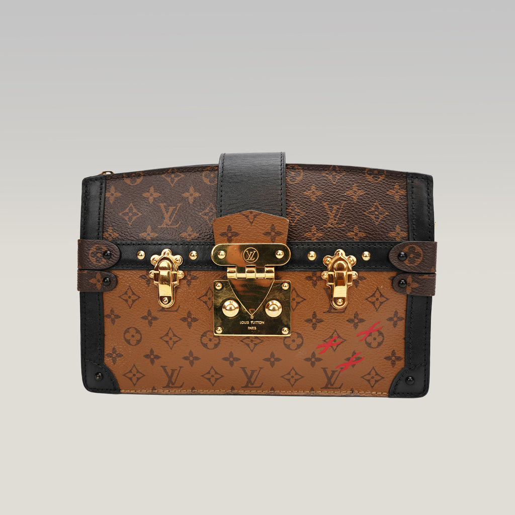 Louis Vuitton Pochette Malle Monogram Reverse Marron/Noir