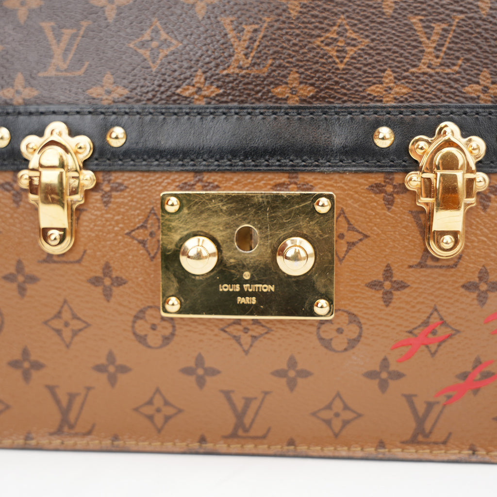 Louis Vuitton Pochette Malle Monogram Reverse Marron/Noir
