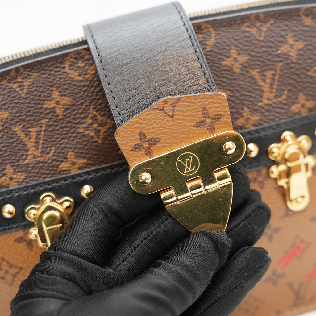 Louis Vuitton Pochette Malle Monogram Reverse Marron/Noir