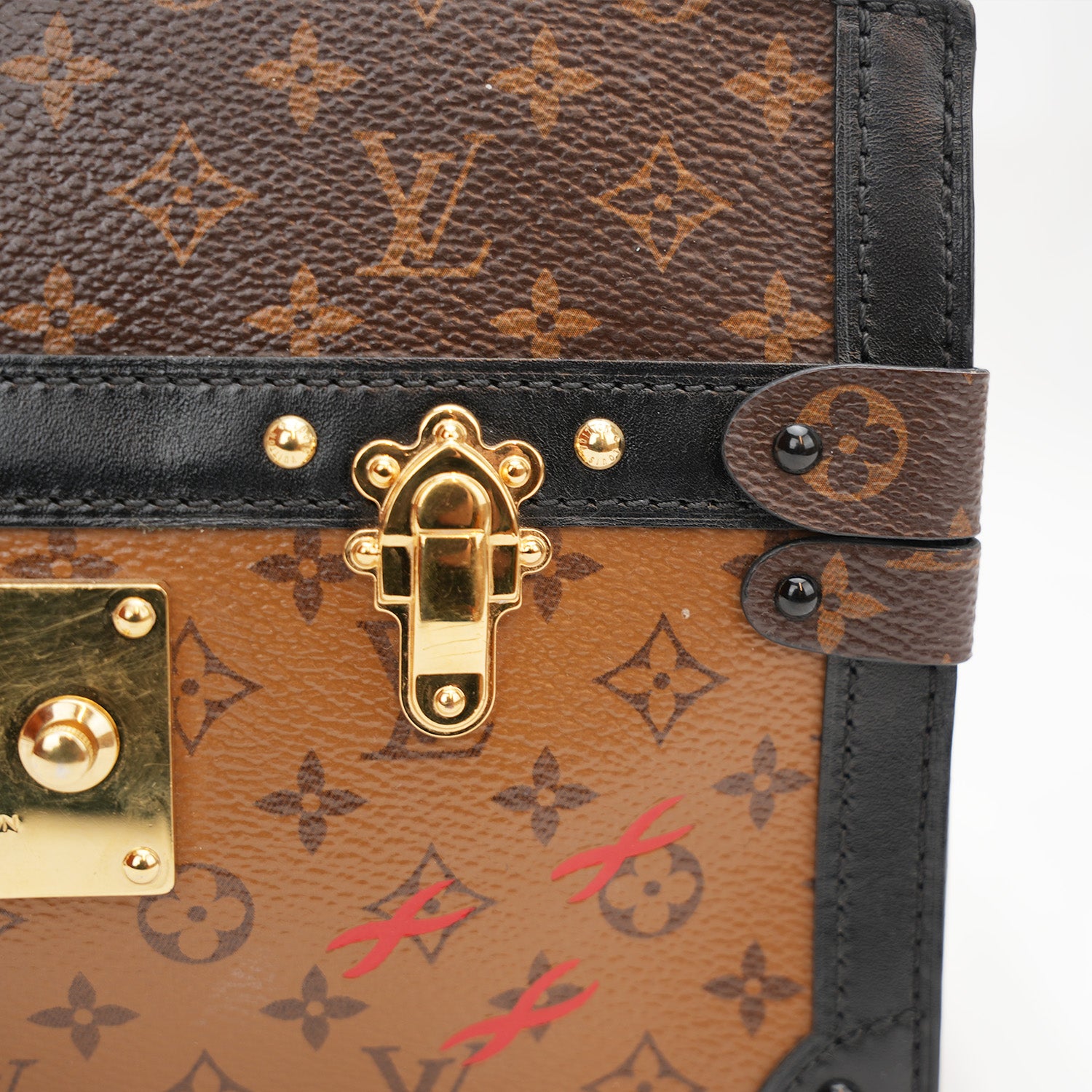 Louis Vuitton Pochette Malle Monogram Reverse Marron/Noir