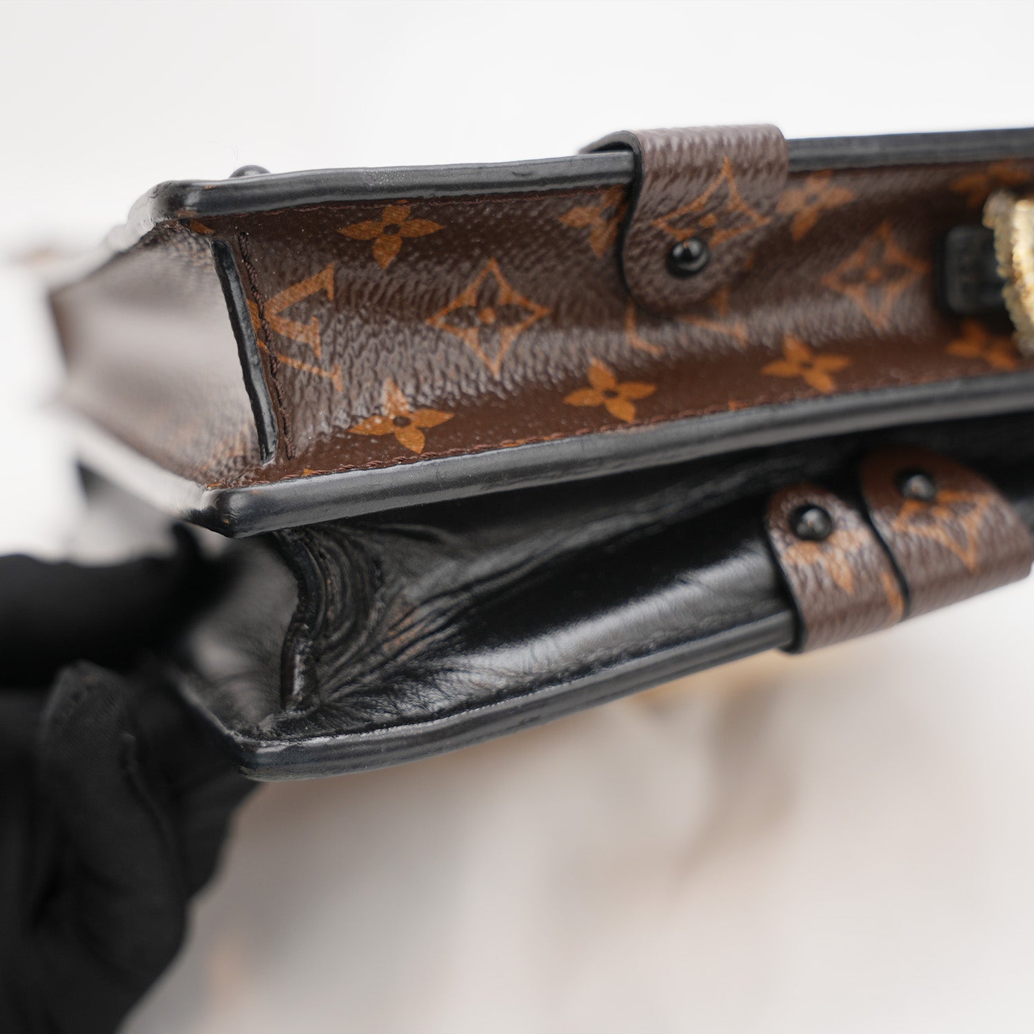 Louis Vuitton Pochette Malle Monogram Reverse Marron/Noir