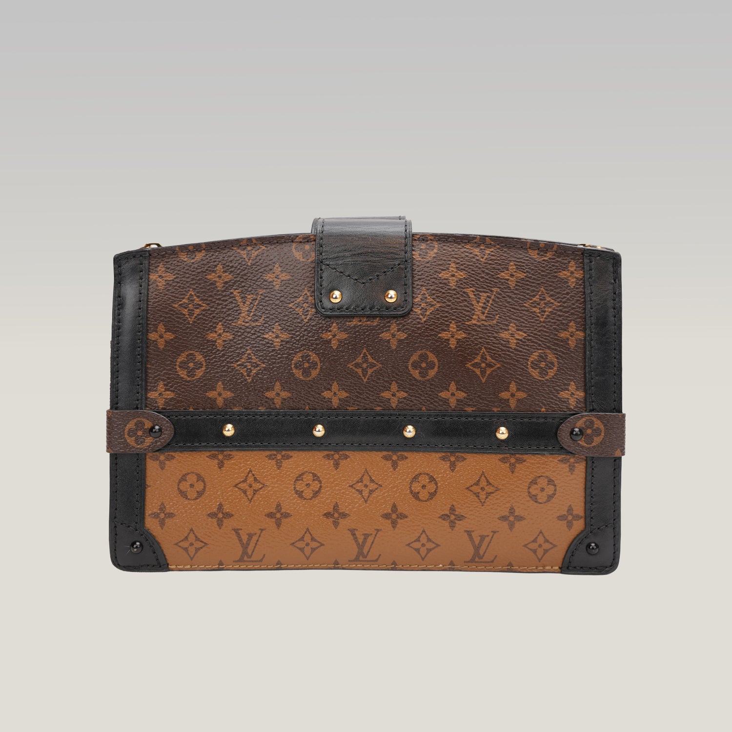 Louis Vuitton Pochette Malle Monogram Reverse Marron/Noir