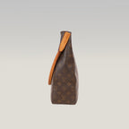 Louis Vuitton Looping GM Vintage in Tela Monogram Marrone e Pelle Vachetta