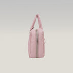 Prada Bauletto Piccolo in Pelle Rosa Cipria con Logo Triangolare e Dettagli Argentati – Dust Bag Inclusa