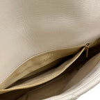 Chanel 19 Medium – Borsa a Spalla in Pelle di Agnello Trapuntata Bianca