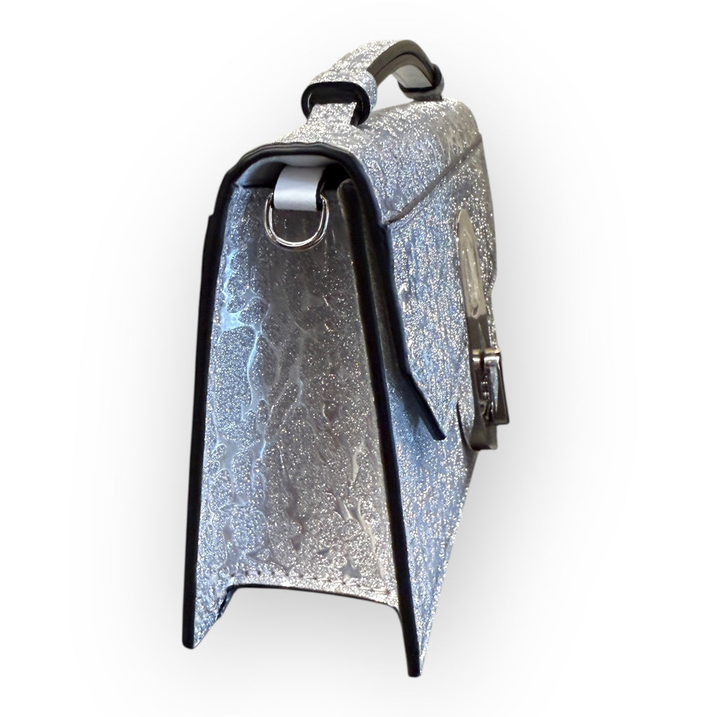 Christian Louboutin – Borsa a Mano in Vernice Glitterata