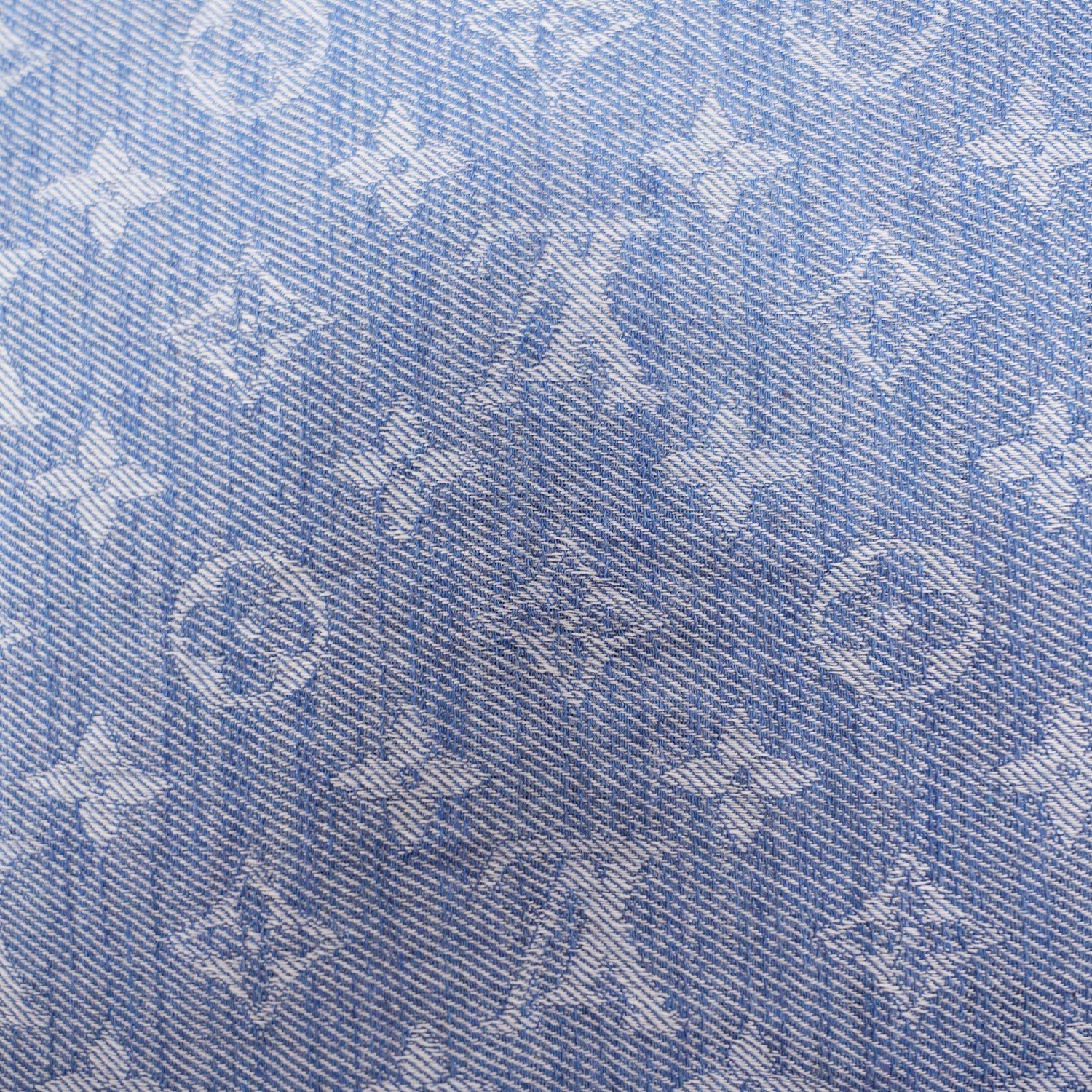 Louis Vuitton Monogram Shawl Blu in Seta e Lana Oversize
