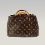 Louis Vuitton Montaigne Borsa Monogram in Tela con Doppi Manici e Tracolla