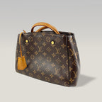 Louis Vuitton Montaigne Borsa Monogram in Tela con Doppi Manici e Tracolla