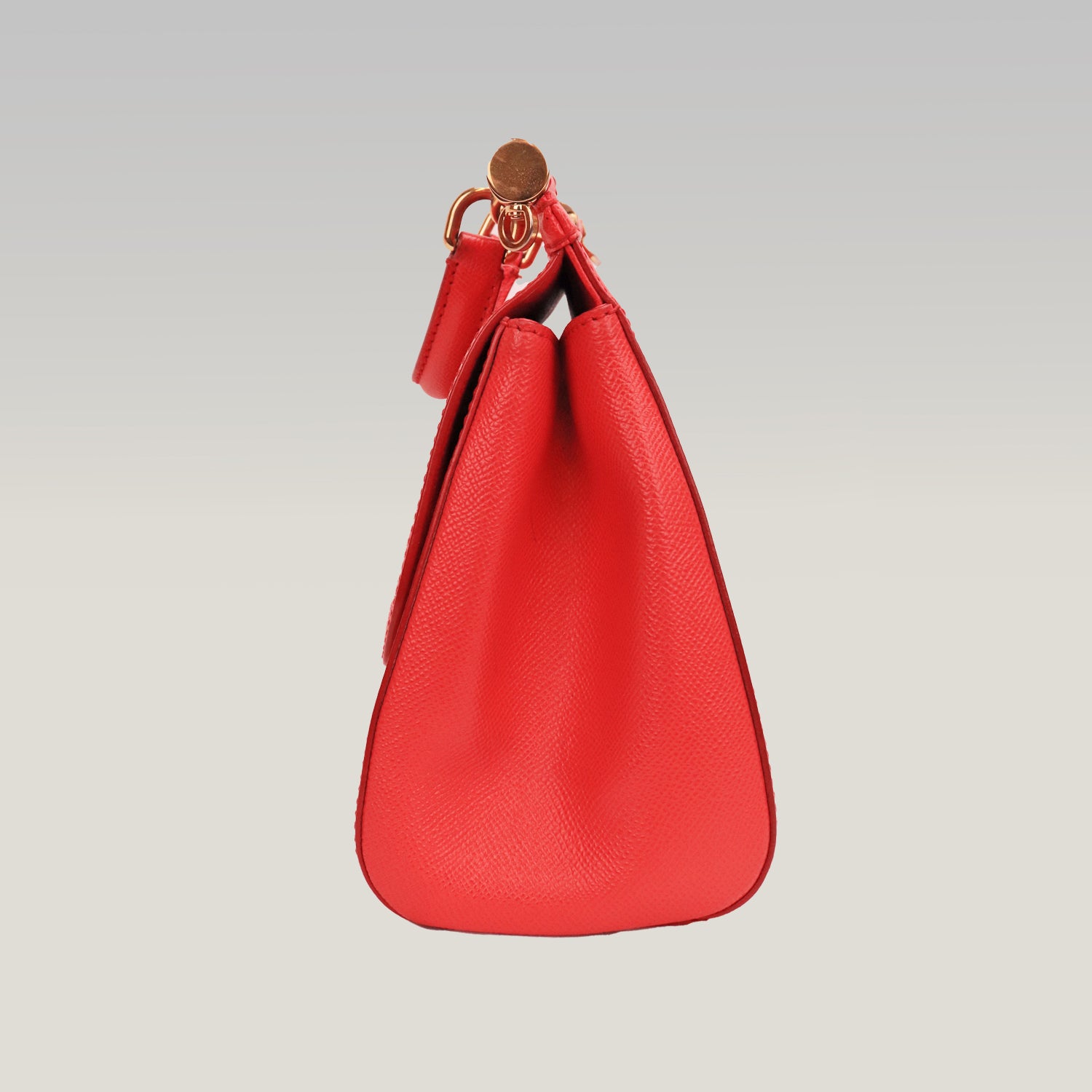 Dolce & Gabbana Sicily Medium in Red Leather 