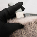 Chanel Sky Blue Rabbit Fur Beach Bag 