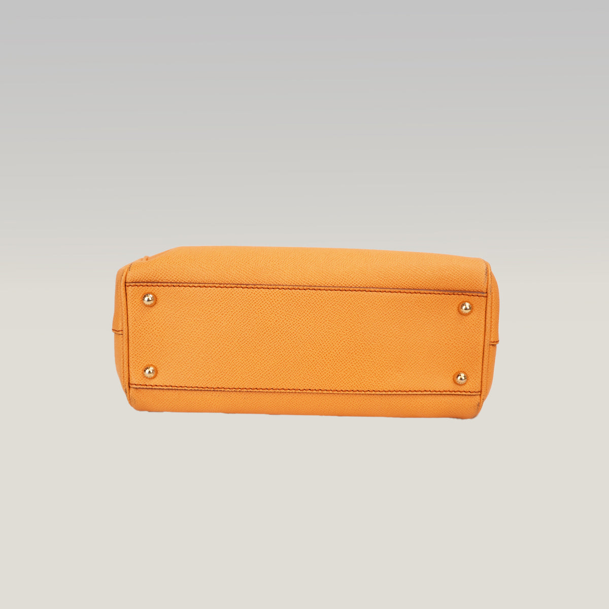 Dolce & Gabbana Sicily Medium in Pelle Dauphine Giallo Ocra