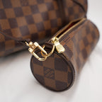 Louis Vuitton Papillon – borsa a mano Damier Ebene con pochette coordinata