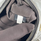Miu Miu Bow Bag Borsa a Tracolla in Pelle Grigia con Fiocchi e Dettagli Dorati