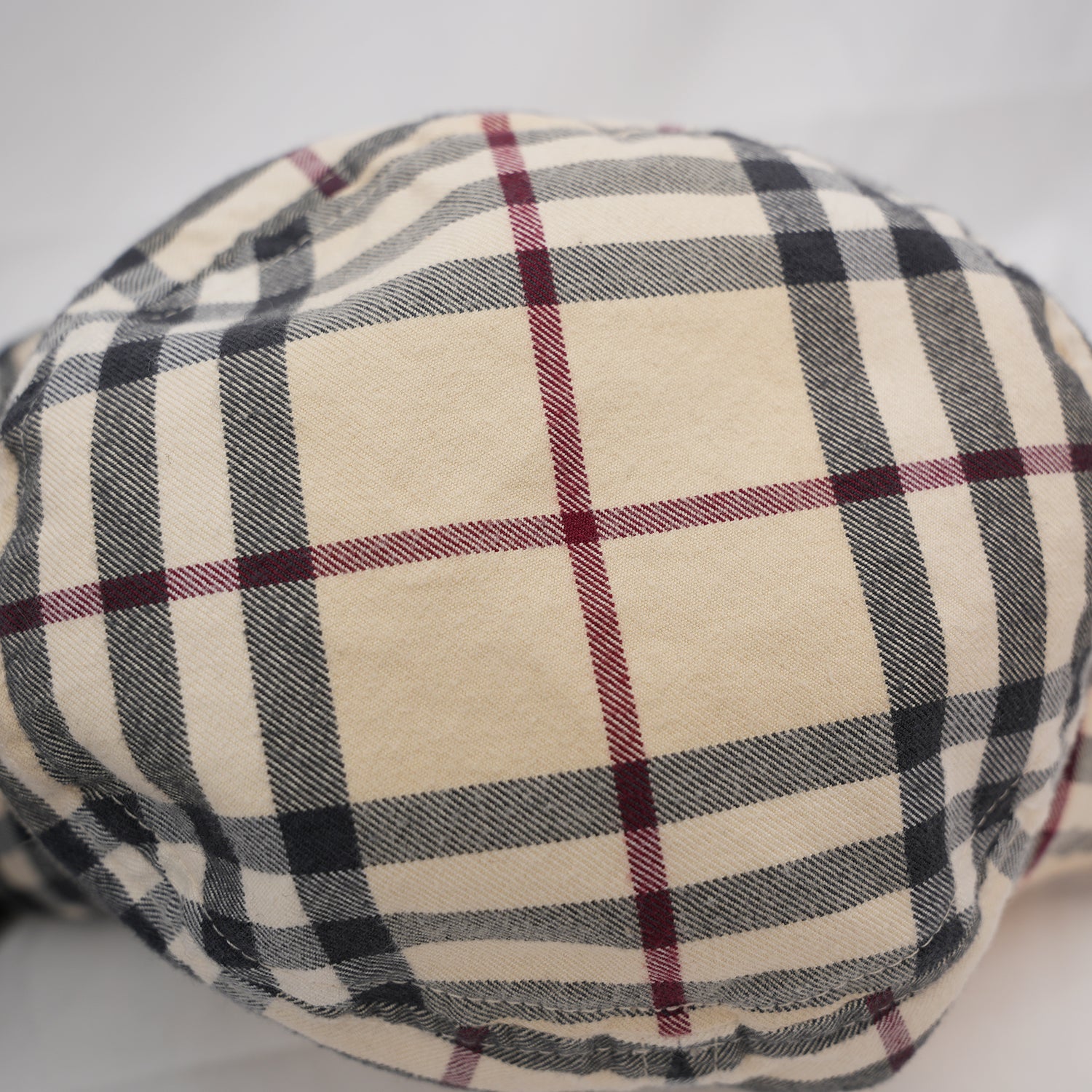 Burberry Cappello Bucket Reversibile Check Beige in Cotone