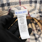 Burberry Cappello Bucket Reversibile Check Beige in Cotone