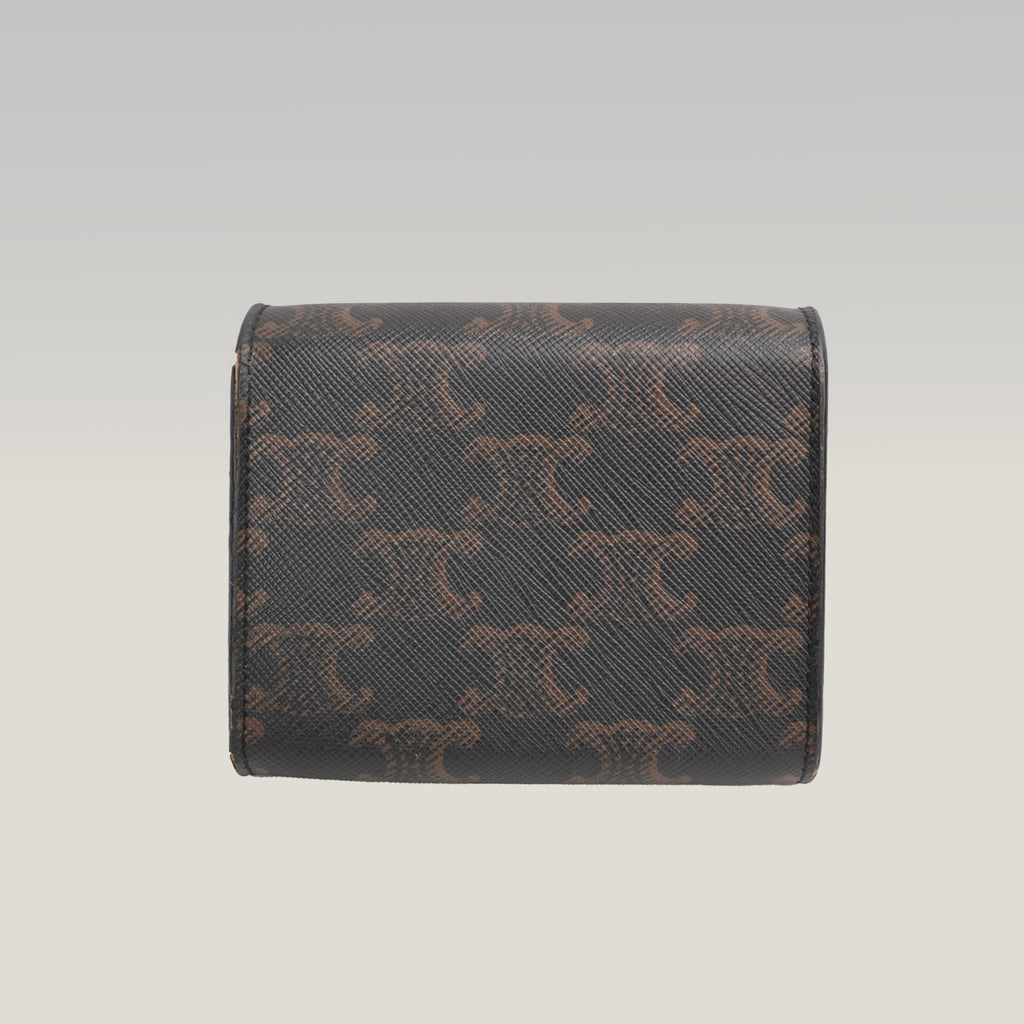 Céline Portafoglio Triomphe in Tela Spalmata