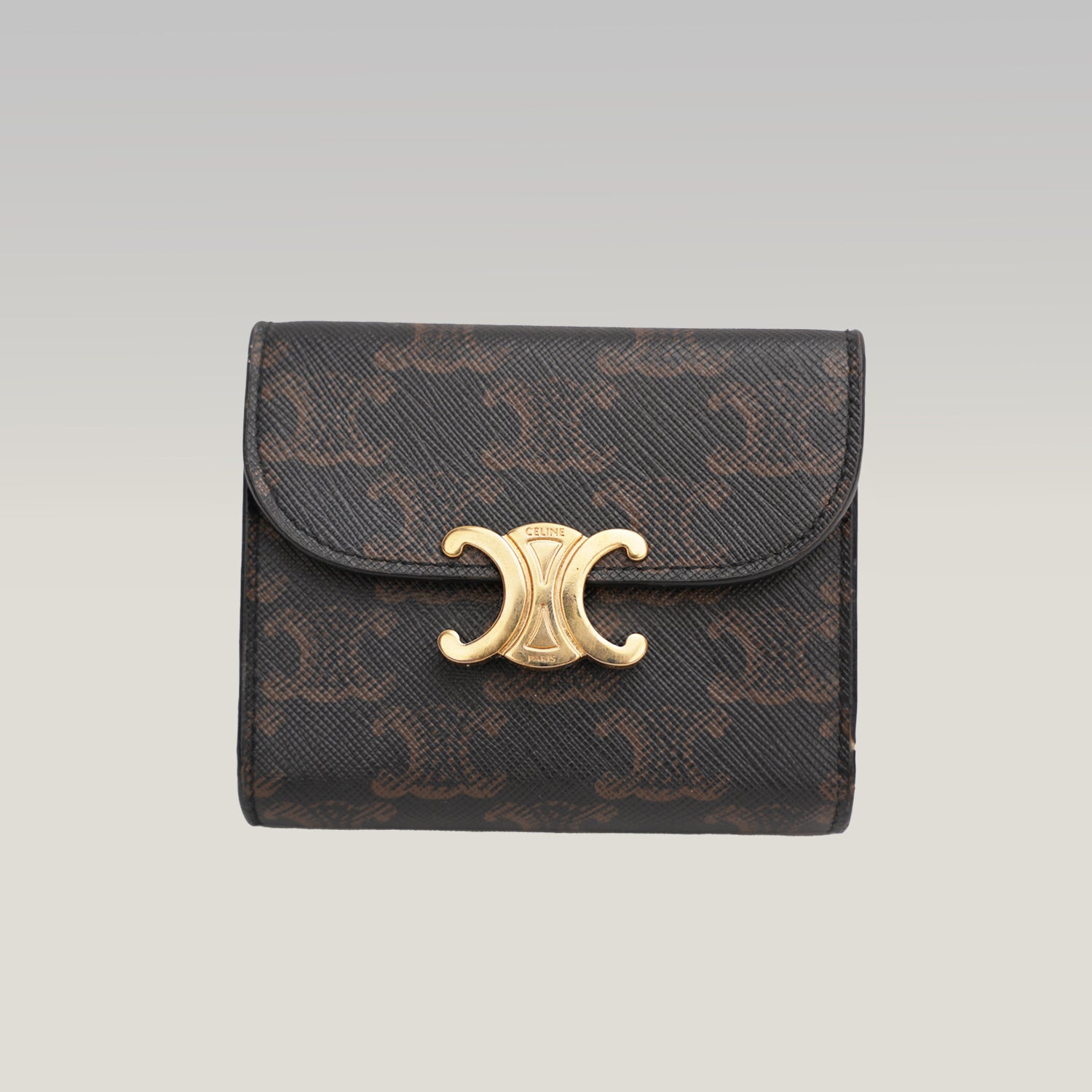 Céline Portafoglio Triomphe in Tela Spalmata