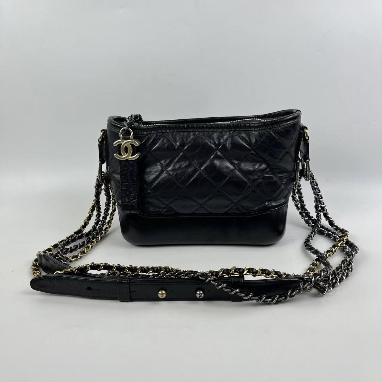 Chanel Borsa Hobo Nera a Spalla