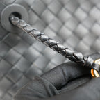 Bottega Veneta Andiamo borsa nera intrecciata in pelle