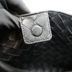Bottega Veneta Andiamo borsa nera intrecciata in pelle