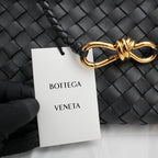 Bottega Veneta Andiamo borsa nera intrecciata in pelle