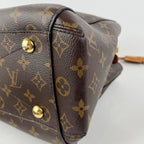 Louis Vuitton Montaigne MM Borsa a Mano e Tracolla in Tela Monogram con Finiture in Vacchetta