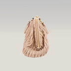Miu Miu Matelassé Pink Beige Leather Small Handbag Gold Hardware Vintage Style