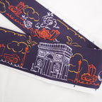 Louis Vuitton Sweet Escape BB Silk Bandeau Scarf Navy Monogram