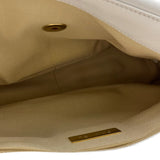 Chanel Lambskin Quilted Medium Chanel 19 Flap White