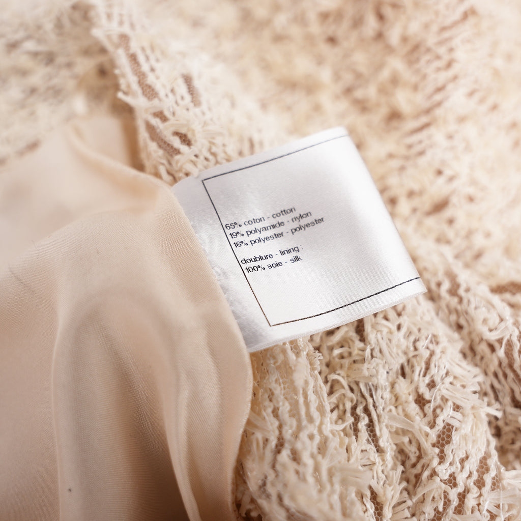 Chanel Textured Knit Mini Skirt