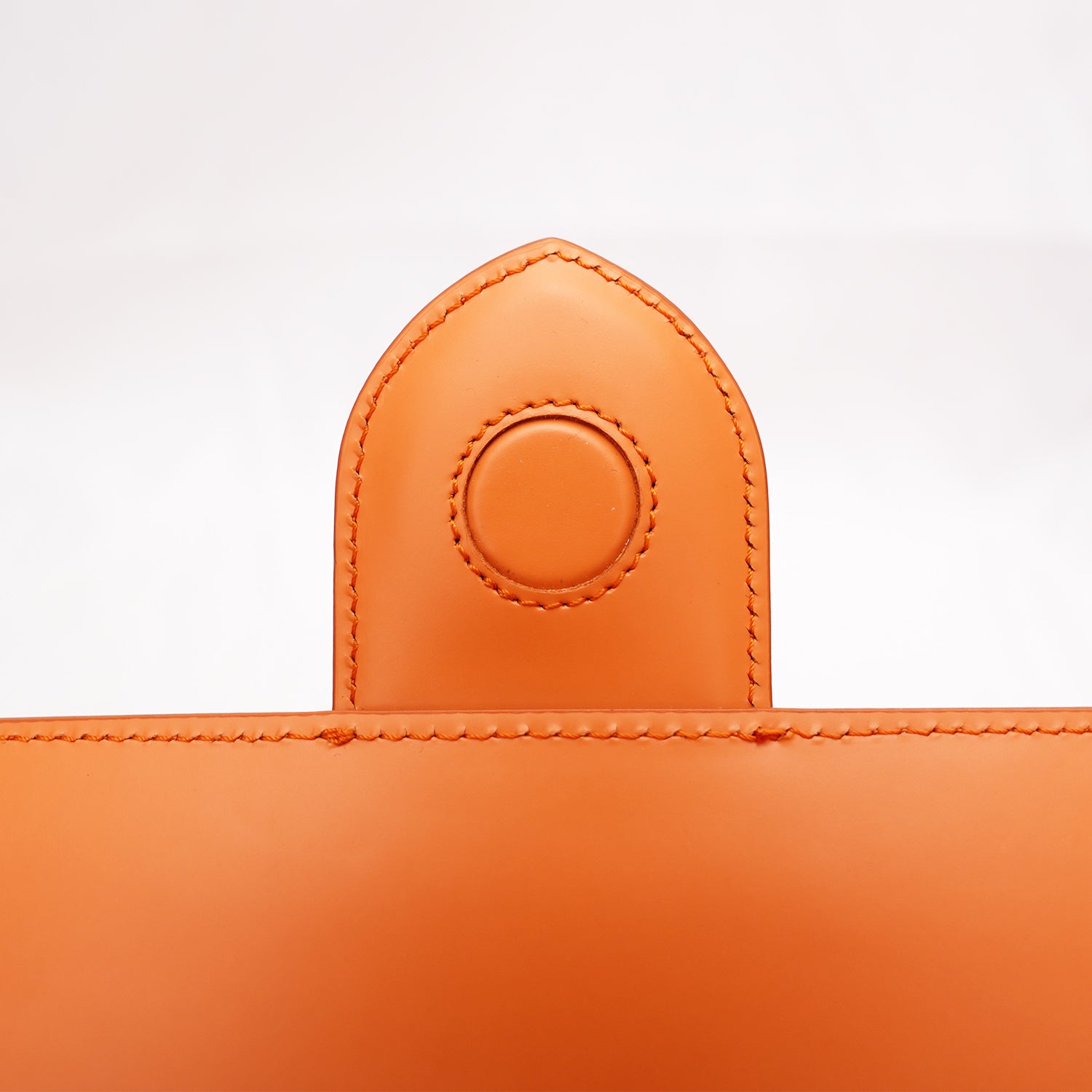 Jacquemus Le Grand Bambino Borsa in Pelle Arancione con Tracolla