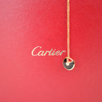 Cartier Amulette de Cartier Collana in Oro Rosa con Onice Nera e Diamante – Collana Donna