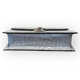 Christian Louboutin Glitter Patent Leather Top Handle Bag