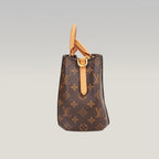 Louis Vuitton Montaigne BB Monogram Handbag Brown Coated Canvas & Leather Top Handle Shoulder Bag