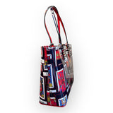 CHRISTIAN LOUBOUTIN  Cabata Small Tarot Patent Spiked TOTE Bag