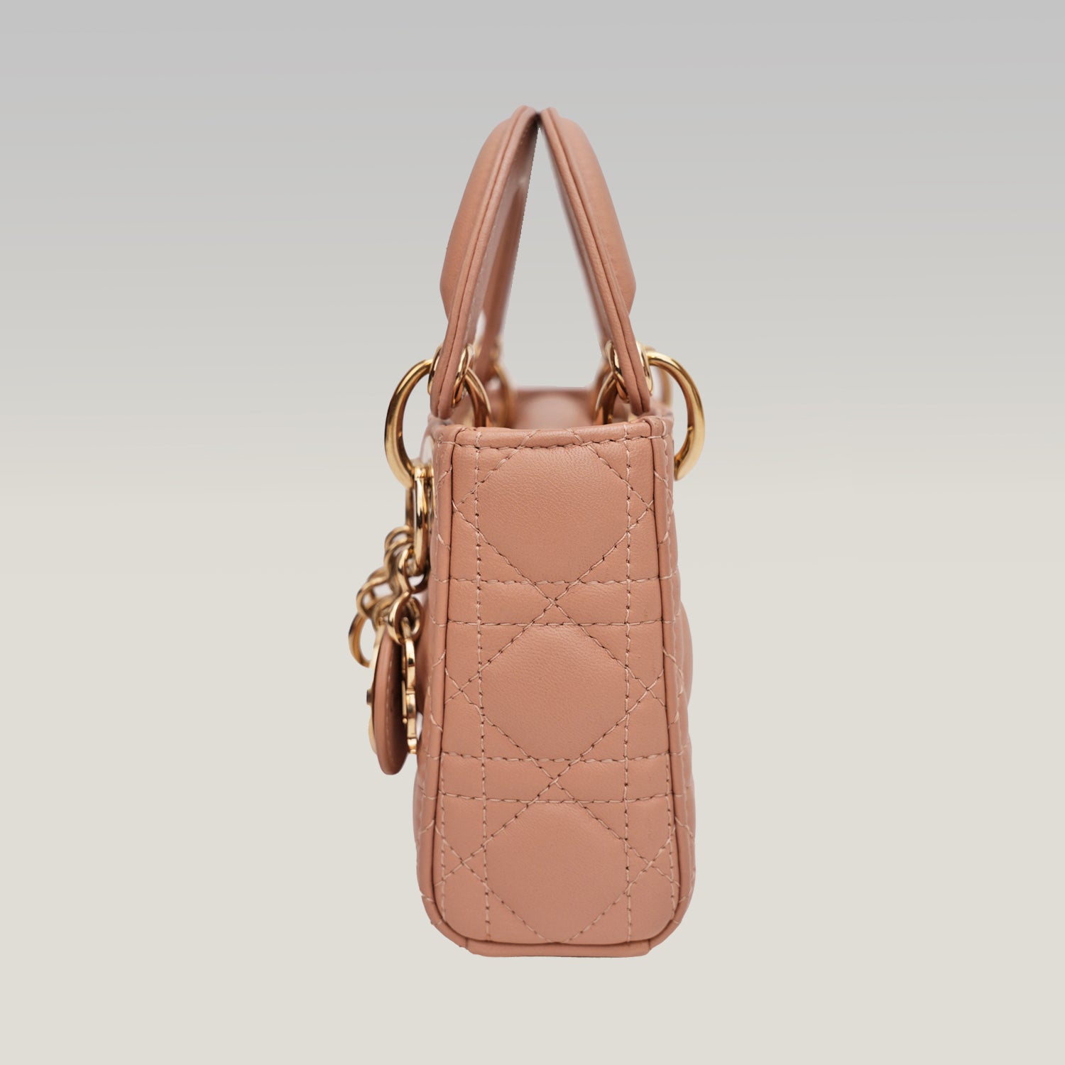 Dior Lady Dior Micro Borsa Rosa