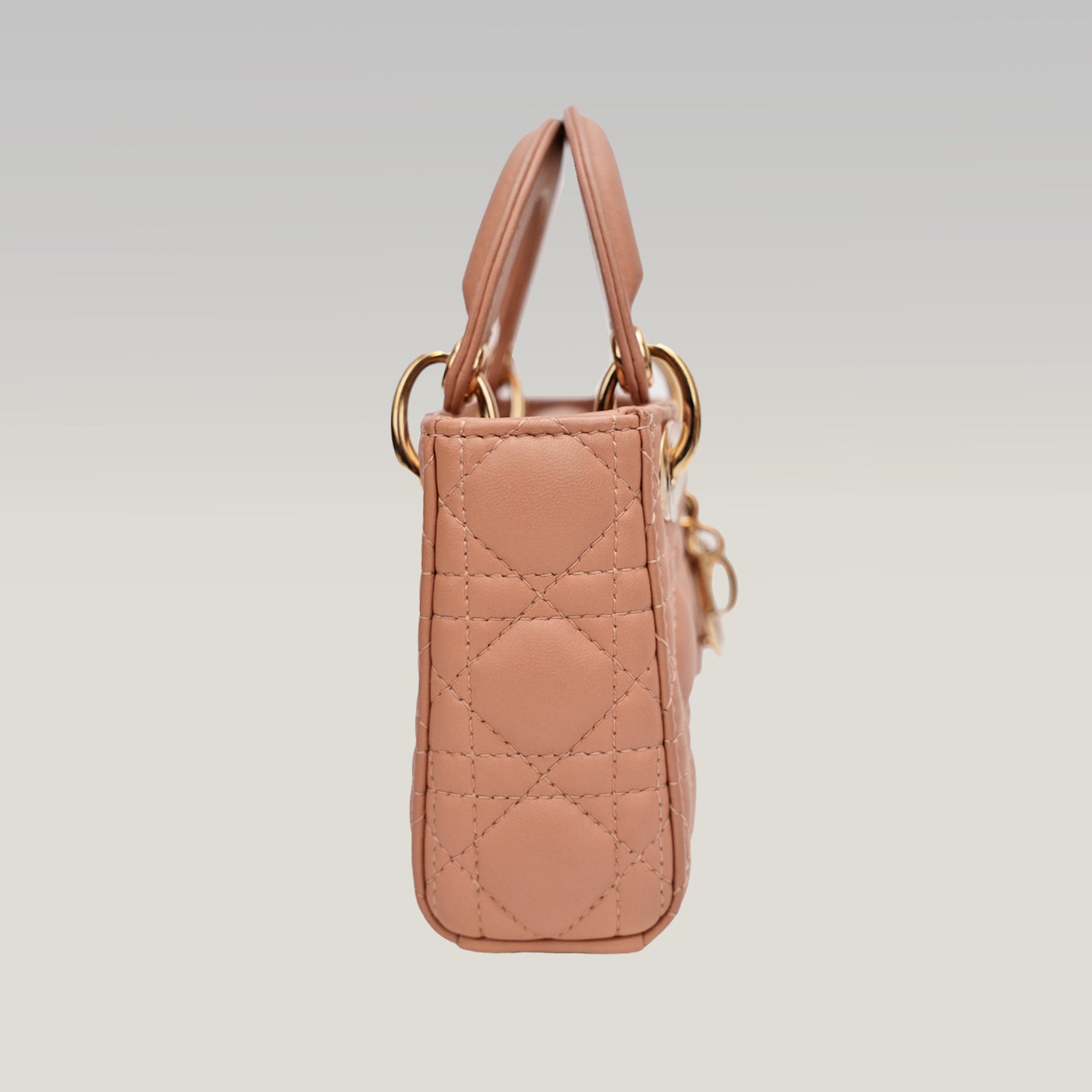 Dior Lady Dior Micro Borsa Rosa