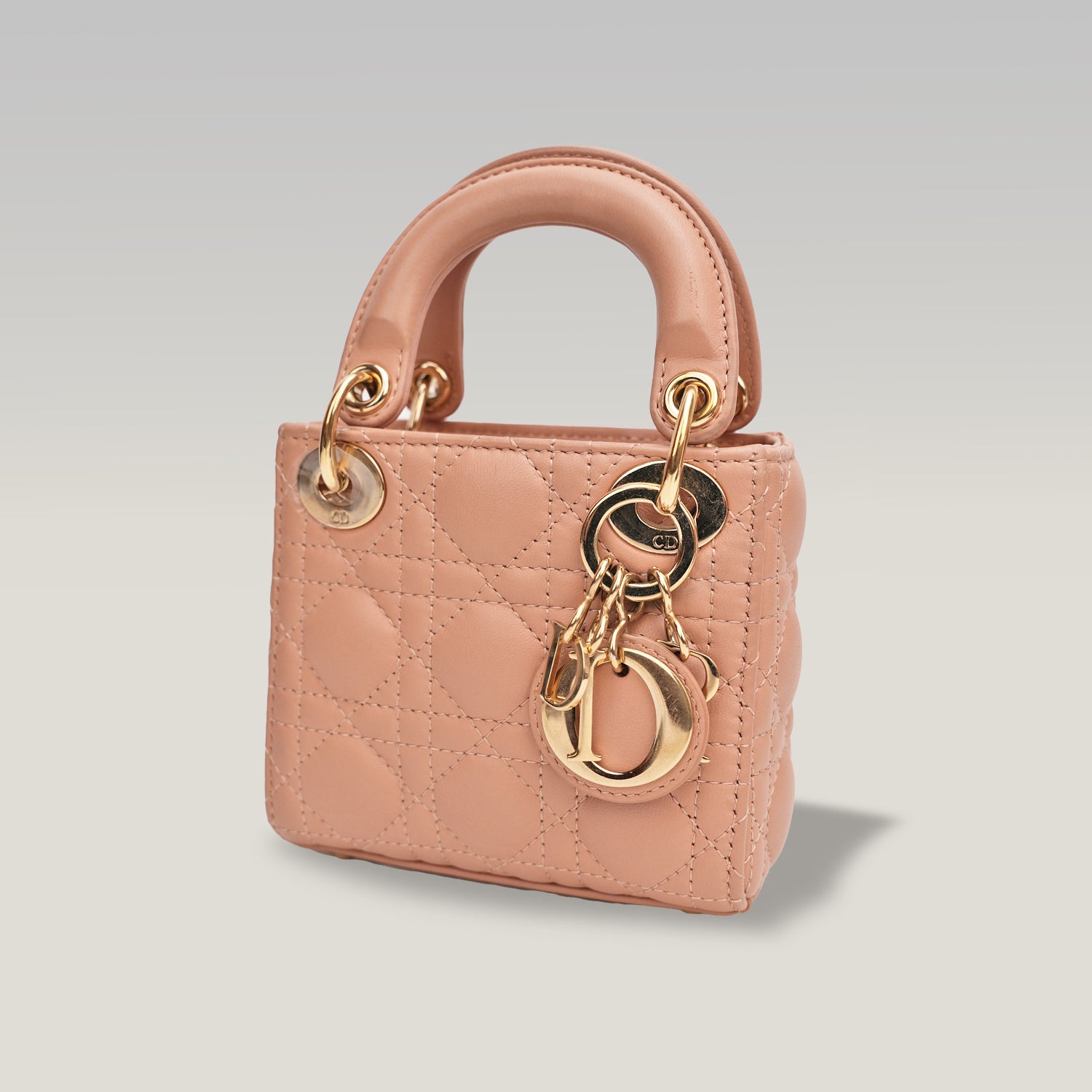 Dior Lady Dior Micro Borsa Rosa