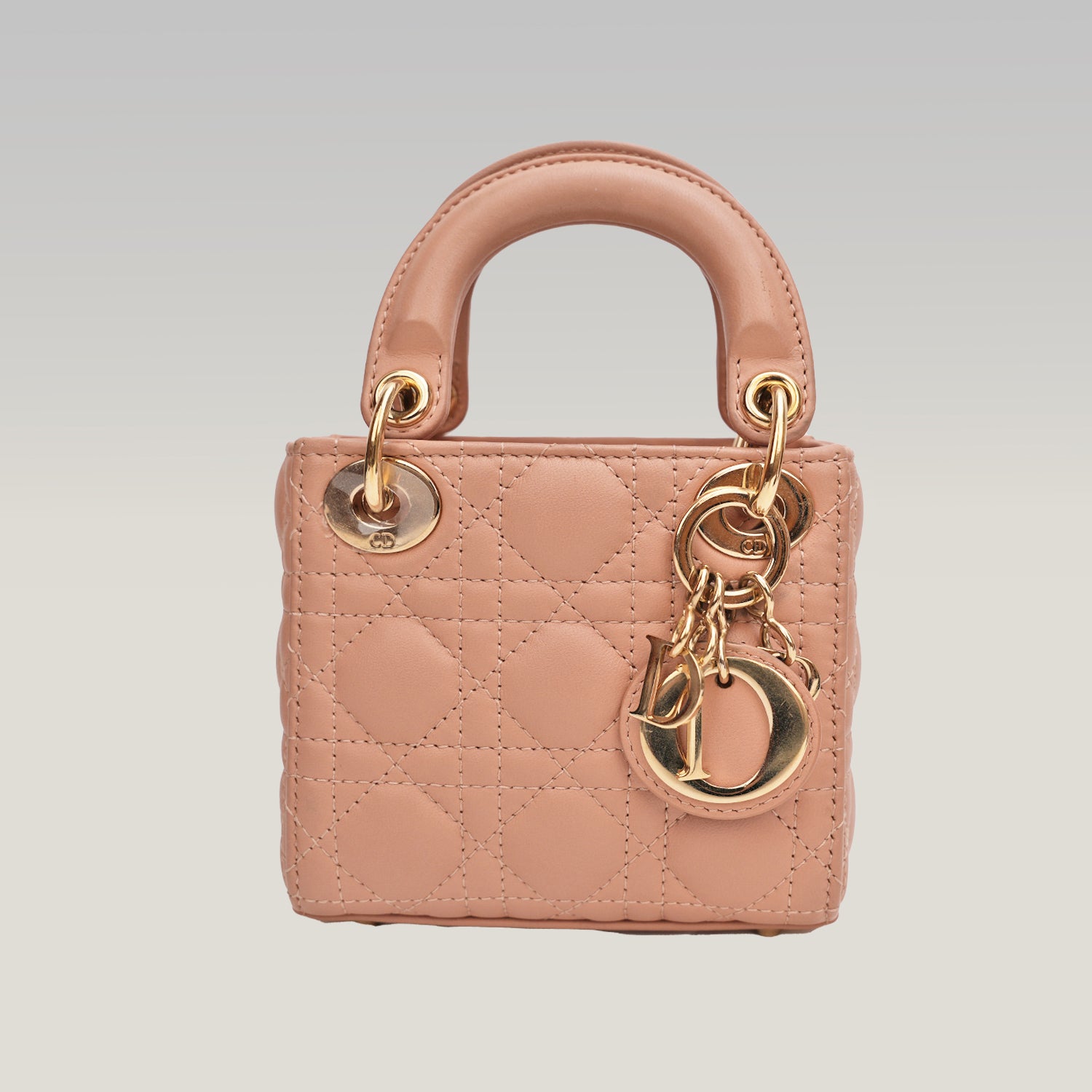 Dior Lady Dior Micro Borsa Rosa
