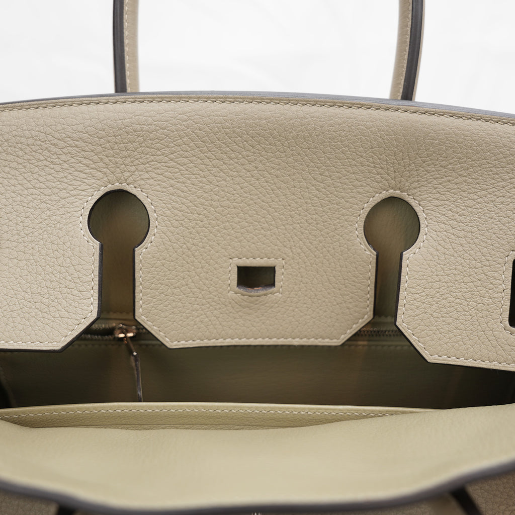 Hermès Birkin 35 in Trench-colored leather 