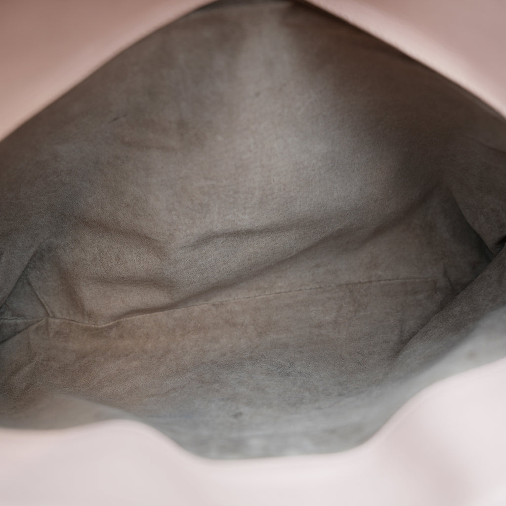 Bottega Veneta Roma in pelle intrecciata rosa