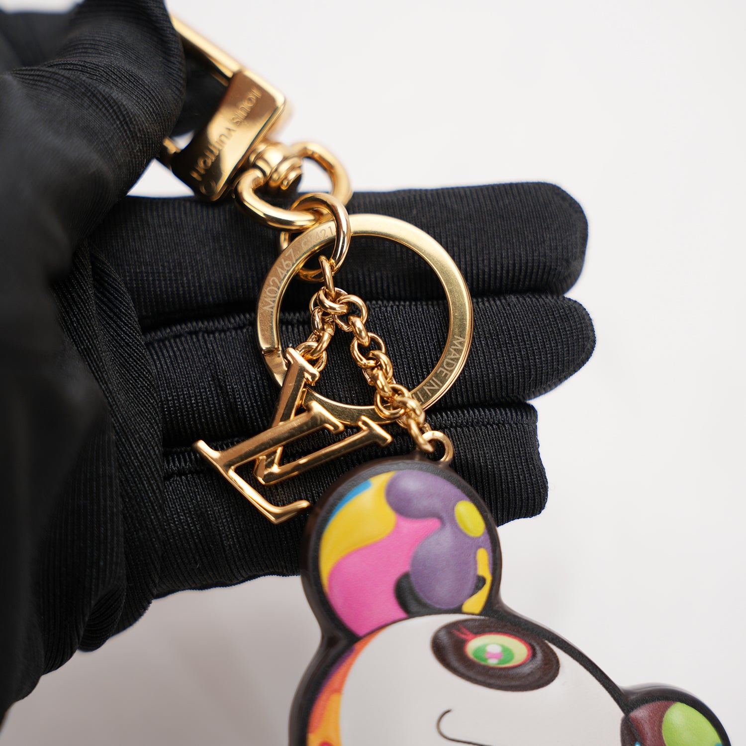 Louis Vuitton x Takashi Murakami – Panda Multicolor Limited Edition key ring 