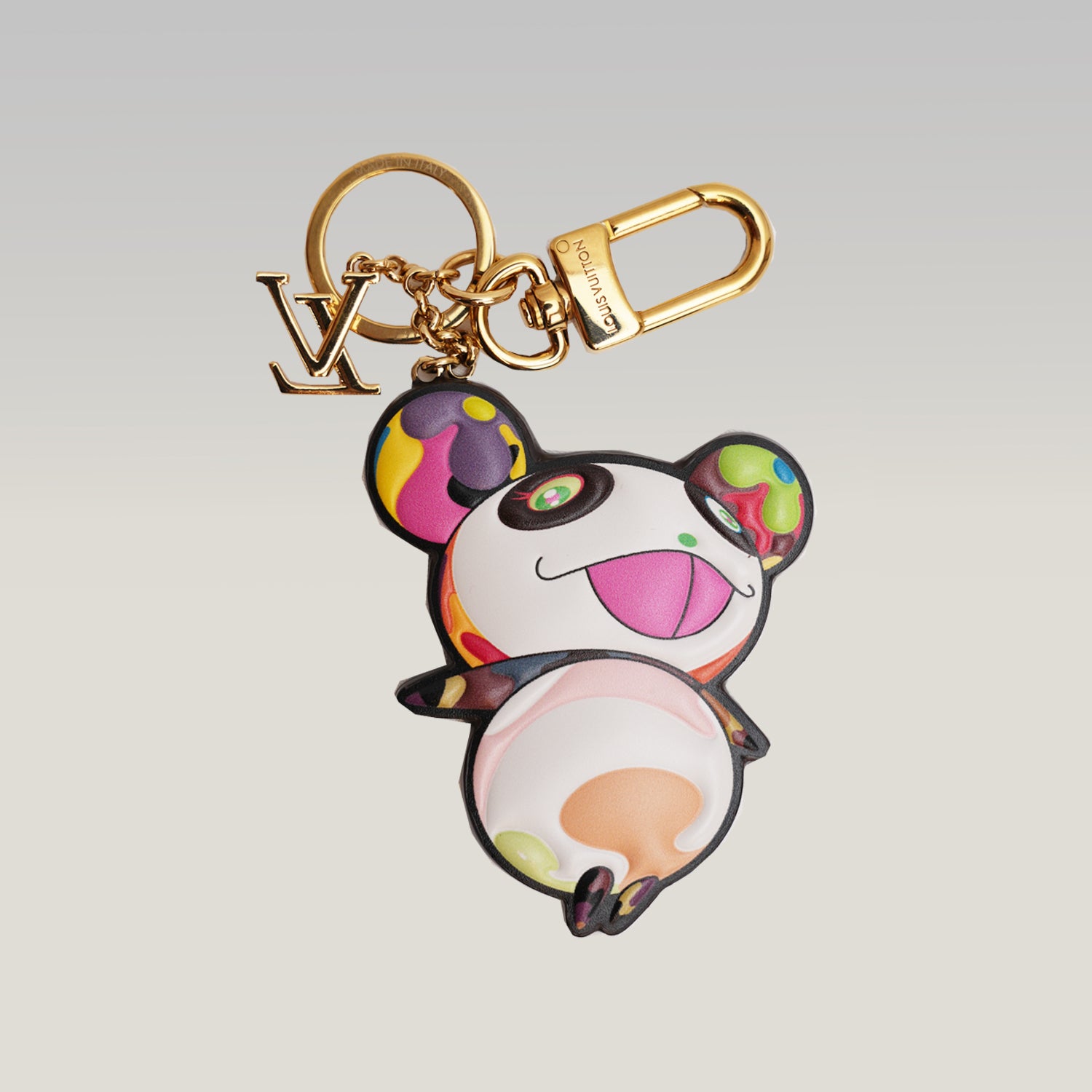 Louis Vuitton x Takashi Murakami – Panda Multicolor Limited Edition key ring 