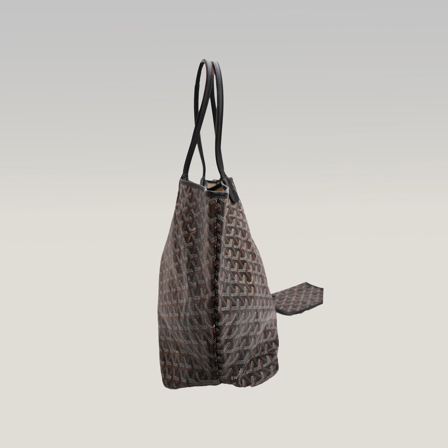 Goyard Saint Louis PM – borsa shopping nera con pochette