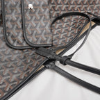 Goyard Saint Louis PM – borsa shopping nera con pochette