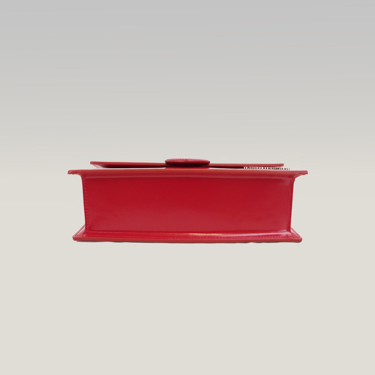 Jacquemus Borsa a Mano in Pelle Verniciata Rossa